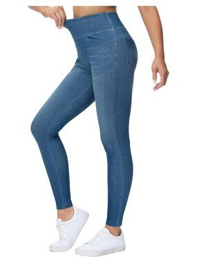 Women's High Waisted Stretchy Pull On Jeggings Skinny Jeans Pants